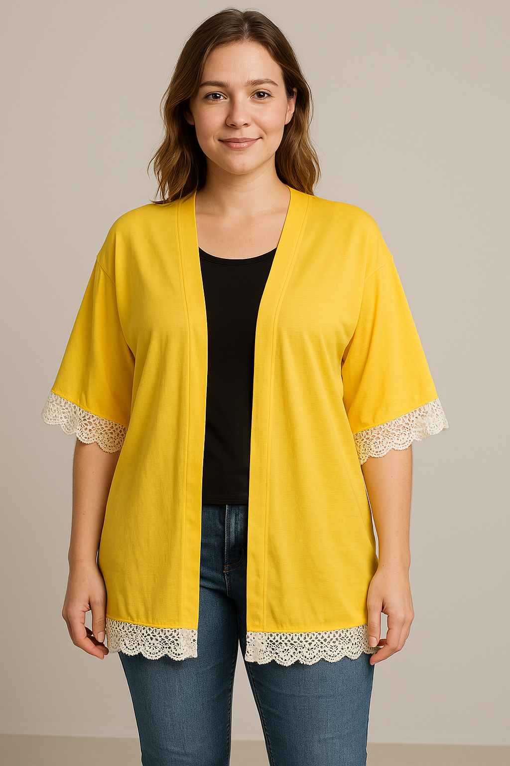 🌞Casaco Boho Kimono
