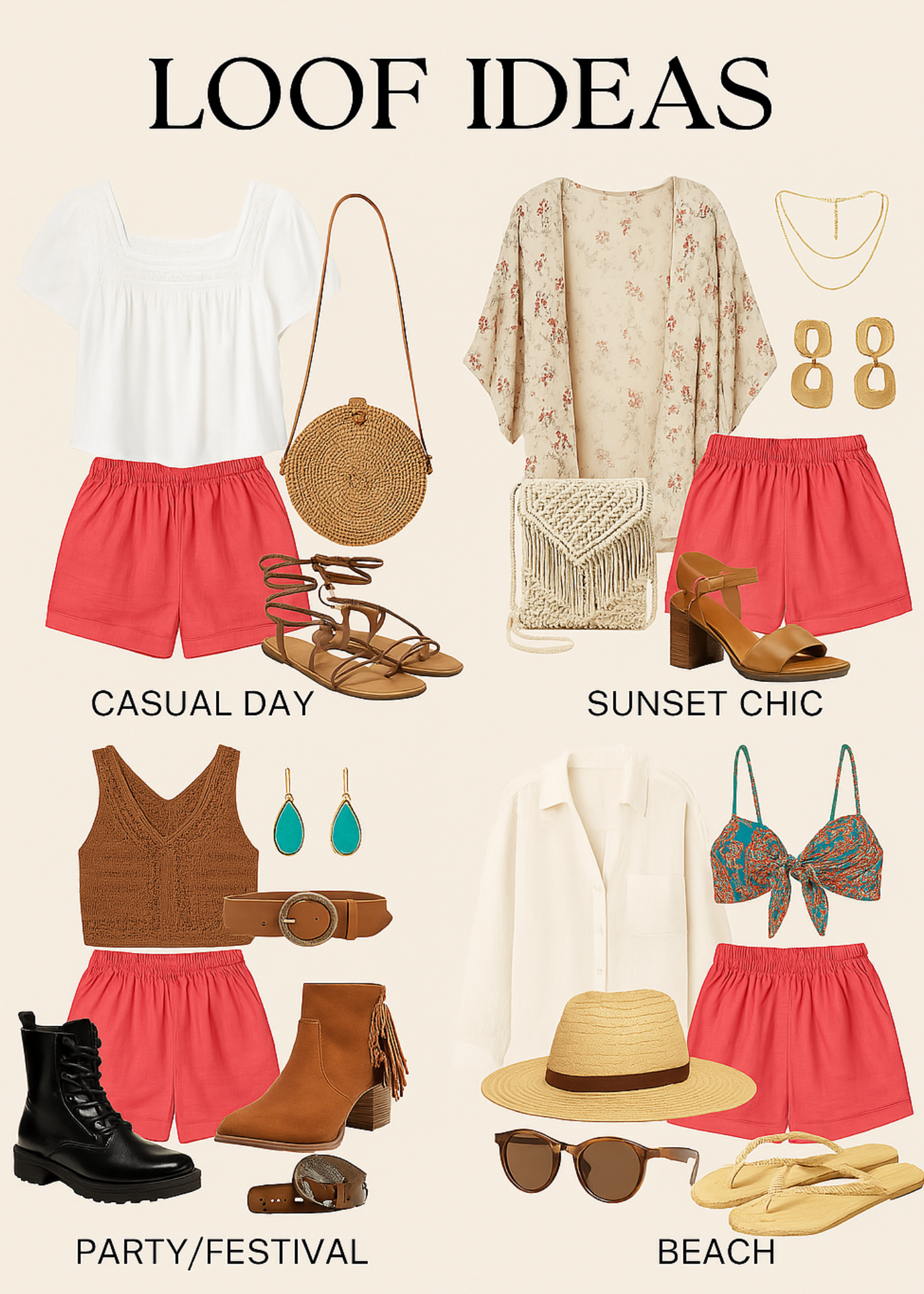 đ©·CalçÔes Boho FĂșcsia